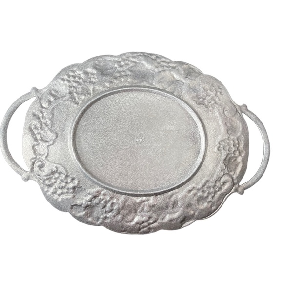 LENOX grapevine leaf platter serving tray metal - Picture 5 of 5